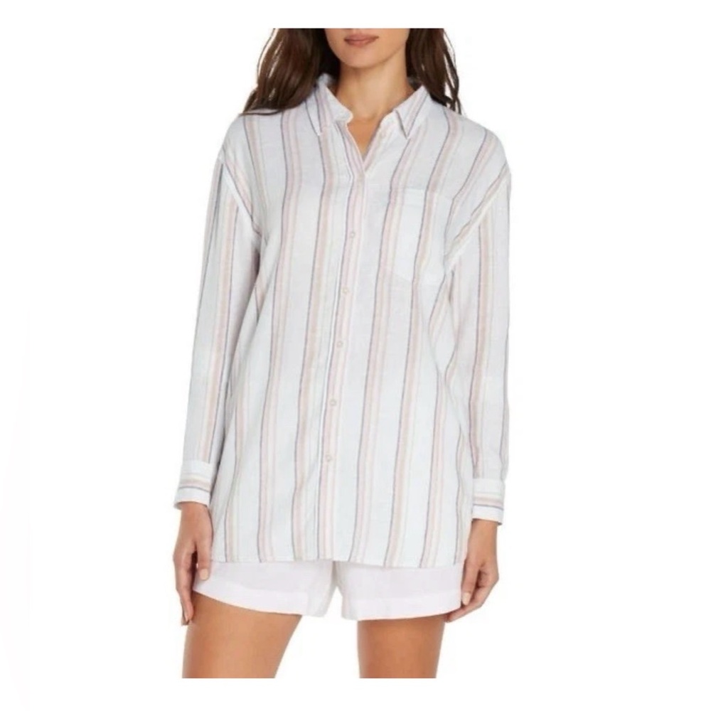 Gap Women's Linen Button-Down Top, XL